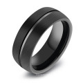 Anel de anel de aço de tungstênio personalizado de venda a quente anéis de tungstênio